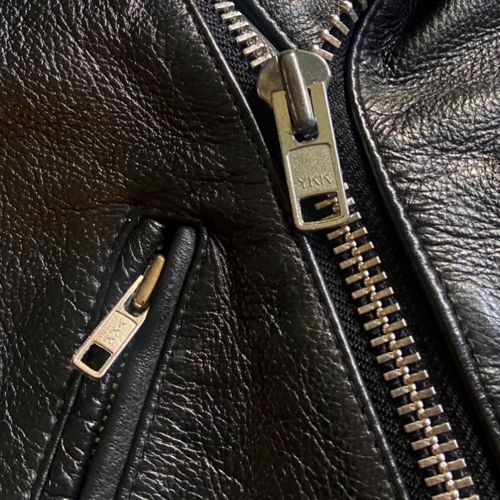 WILSON ❤️❤️ BIKERS LEATHER JACKET - Picture 11 of 14